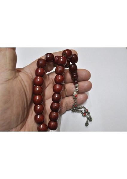 Sıkma Kehribar Tesbih 12*14 mm (KHR-13040) indirimleri