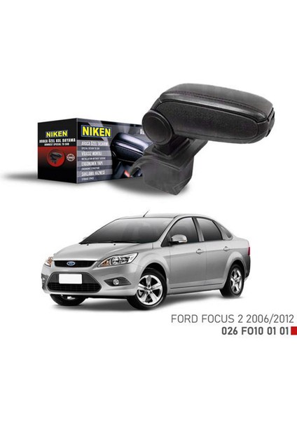 Araca Özel Kol Dayama Siyah Ford Focus Ii 06-12 Drstr