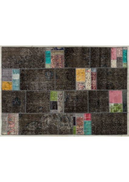 Doğal Dokuma Patchwork Halı