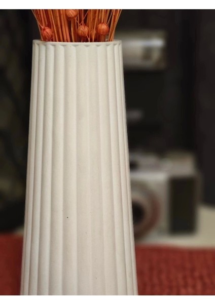 Şık Bohem Tarz Vazo, Ev Dekoru Saksı, Sağlam ve Dekoratif Tasarım, Beyaz fırsatları