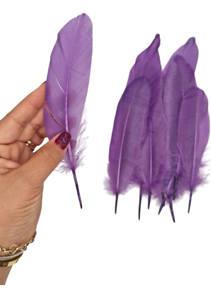 Mor Tüy El Işi Tüyleri, Okul Öncesi Etkinlik Tüy 10 Lu - 1 Paket