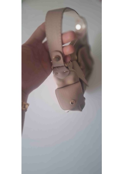 Krem Askılı Omuz Çantası modelleri