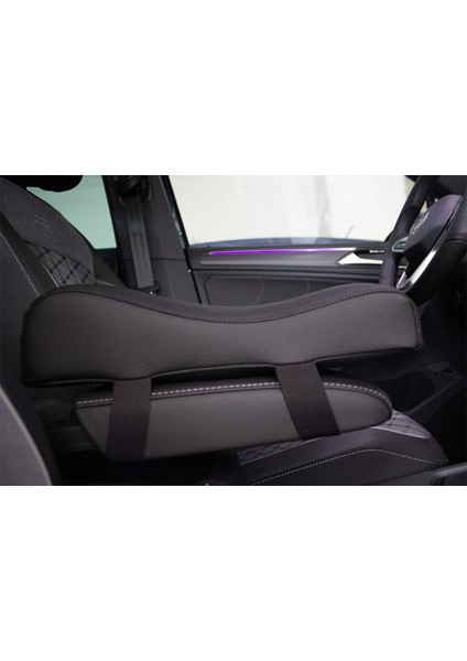 Lada 110 Uyumlu Oto Kolçak Yükseltici Kol Dayama Minderi Ince Model Siyah Ags