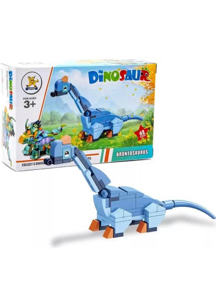 Bricks LEGO Dinozor 03 Brontosaurus 62 Parça (SM2550-3)