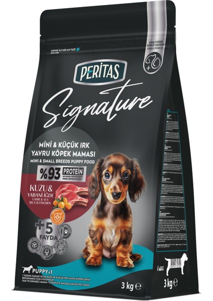 Signature Kuzulu Yavru Köpek Küçük Irk - 3 kg