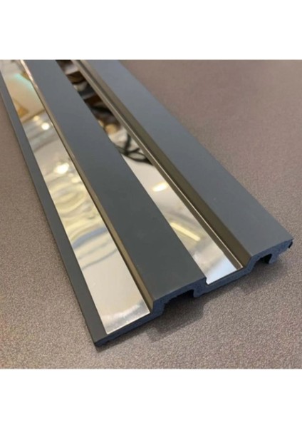 Kendinden Yapışkanlı Pleksi Ayna 4cm x 240cm Gümüş Renk