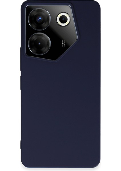 Tecno Camon 20 Pro 5g Kılıf First Silikon - Lacivert Drstr