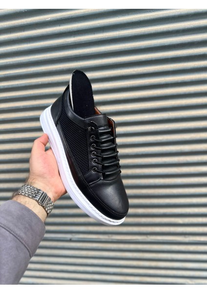Erkek Beyaz File Detaylı Sneaker – Casual Günlük Ayakkabı