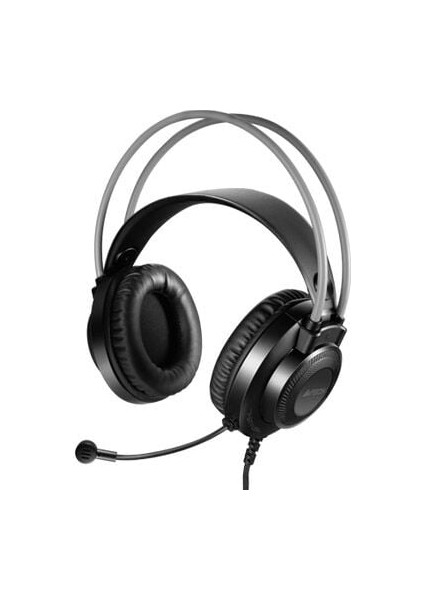 A4 Tech FH-200U Siyah Gri Mikrofonlu Kulaklık USB