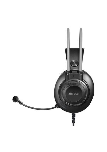 A4 Tech FH-200U Siyah Gri Mikrofonlu Kulaklık USB
