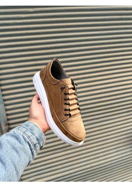 Siyah Erkek Günlük Sneaker Ayakkabı - Rahat Tabanlı Şık Tasarım