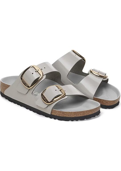 Arizona Big Buckle Nl High Shine Kadın Terliği 1029391-20317 Gri fırsatları