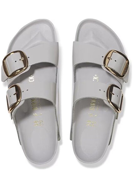 Arizona Big Buckle Nl High Shine Kadın Terliği 1029391-20317 Gri indirimleri