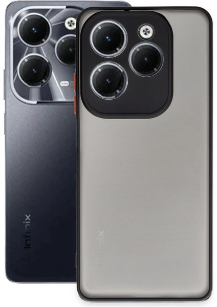 Infinix Hot 40 Pro Kılıf Montreal Silikon Kapak - Siyah Drstr modelleri