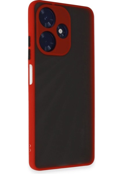 Infinix Hot 30 4g Kılıf Montreal Silikon Kapak - Kırmızı Drstr fiyatları