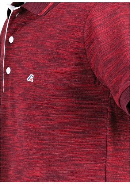Polokoton % 100 Pamuk Marka Polo Yaka T-Shirt – Bordo Lacivert Renk, Iki Renkli Özel Pike Kumaş, Erkek Yazlık Model fırsatları