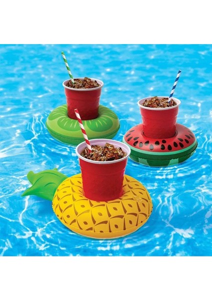 Ananas Deniz Yatağı Şişme Bardak Tutucu