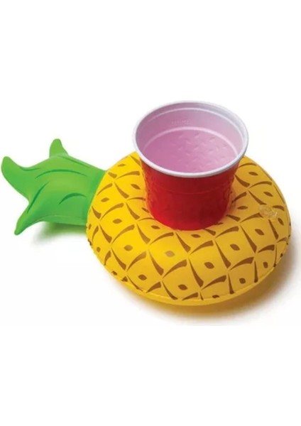 Ananas Deniz Yatağı Şişme Bardak Tutucu