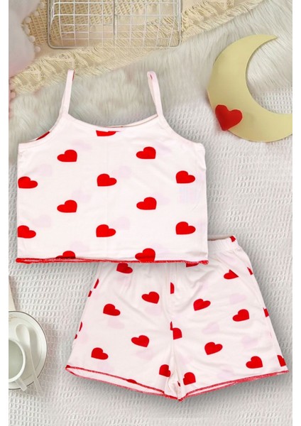 Kız Çocuk Askılı-Şortlu Yazlık 2'li Pijama Takımı fiyatları