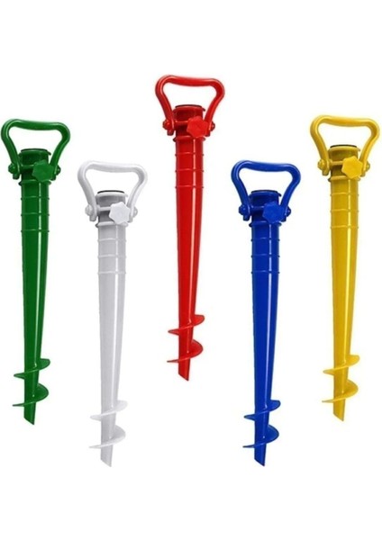 Renkli bahçe ve plaj şemsiyesi kazığı, tutturma aparatı, 1 adet, 1-2 yaş