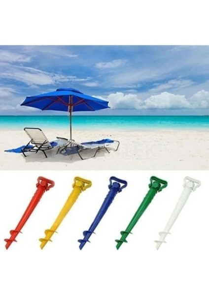 Renkli bahçe ve plaj şemsiyesi kazığı, tutturma aparatı, 1 adet, 1-2 yaş fırsatları