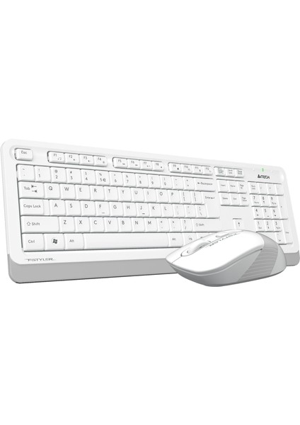 A4 Tech FG1010 Q 2.4 Ghz USB Beyaz Klavye+Mouse Kablosuz Set
