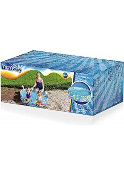 Renkli Deniz Temalı Çocuk Havuzu 122x25cm, Eğlenceli Yaz Aktiviteleri, Pompa Yok, 1+ Yaş fiyatları