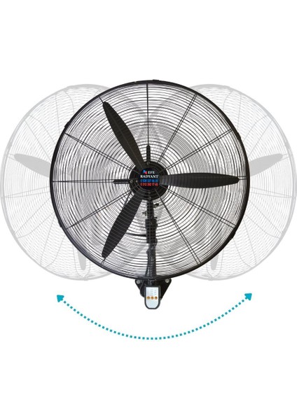 Efe Radyant Sanayi Tipi Vantilatör Uzaktan Kumandalı Endüstriyel Fan 65 Cm (26 İnç) fiyatları