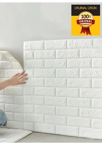 70x50 cm 3D esnek köpük duvar paneli, kendinden yapışkanlı, şık ve kullanışlı