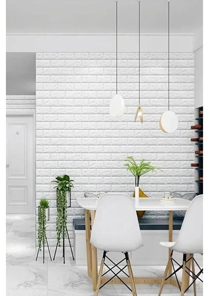 70x50 cm 3D esnek köpük duvar paneli, kendinden yapışkanlı, şık ve kullanışlı