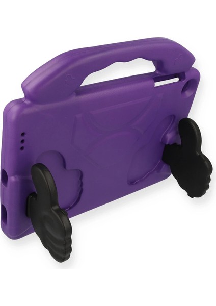 Samsung Galaxy Tab A9 Kılıf Like Stantlı Tablet Silikon - Mor Drstr modelleri