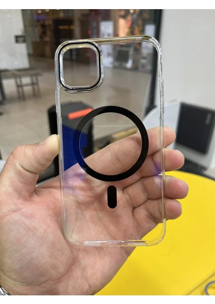 Iphone 12 Uyumlu Şeffaf Magsafe Özellikli Geç Sararma Yapan Kıılıf