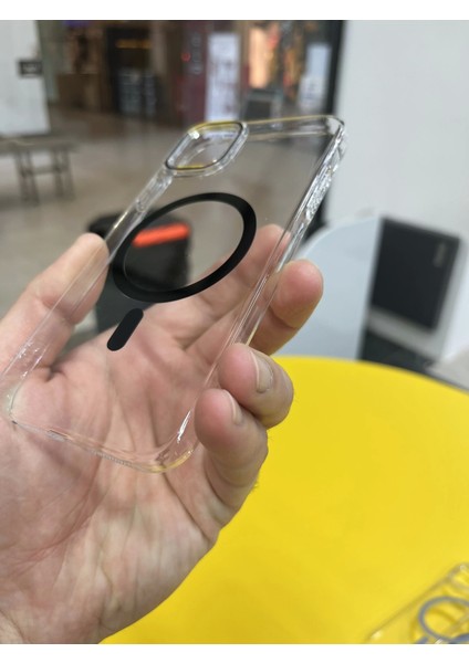 Iphone 12 Uyumlu Şeffaf Magsafe Özellikli Geç Sararma Yapan Kıılıf