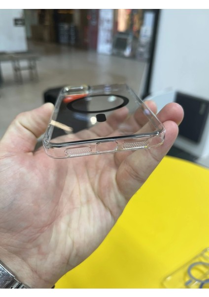 Iphone 12 Uyumlu Şeffaf Magsafe Özellikli Geç Sararma Yapan Kıılıf