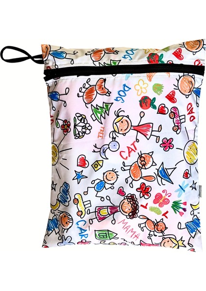 Askılı Family 24x30 cm Çok Amaçlı Su Geçirmez Taşıma Torbası - Çanta/organizer indirimleri