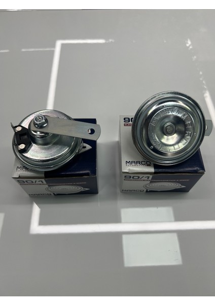 Italy 24 Volt Disk Korna Yüksek Ton,alçak Ton 2'li Set