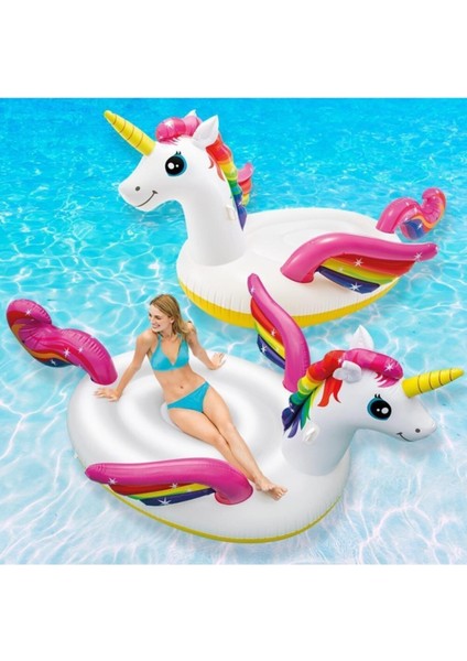 Mega Island Şişme Unicorn At Deniz Yatağı 287X193X165 cm fiyatları