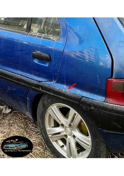 Citroen Saxo Arka Çamurluk Kaplaması Sağ Sol Takım