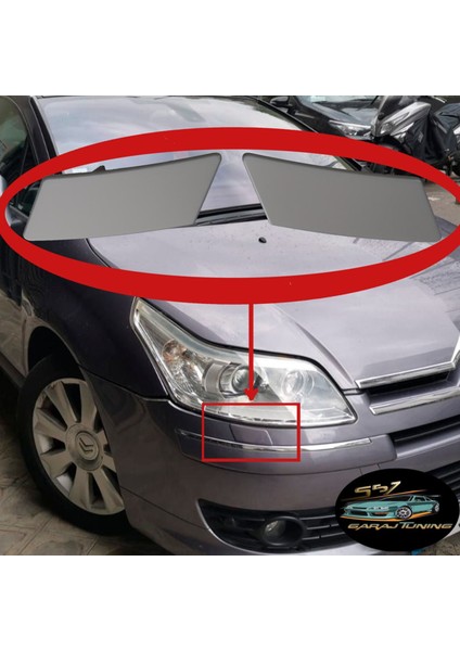 Citroen C4 Far Yıkama Kapağı Sol (Şöför Tarafı)