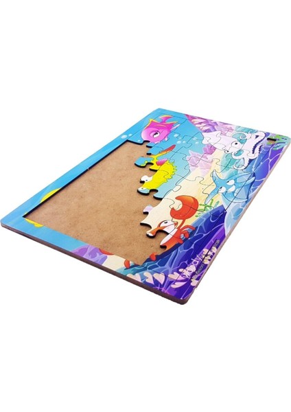 Renkli Balıklar 35 Parça Puzzle, Eğitici ve Eğlenceli Çocuk Oyuncağı fiyatları