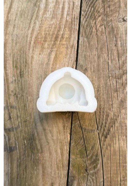 Mini ayı silikon kalıp, tekli, beyaz, kokusuz, detaylı ve kullanışlı tasarım