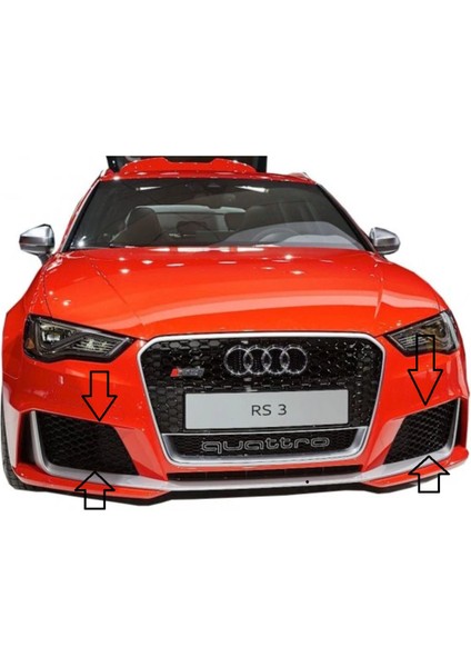 Audi A3 Rs3 2012-2016 Tampon Sis Çerçeve Izgarası