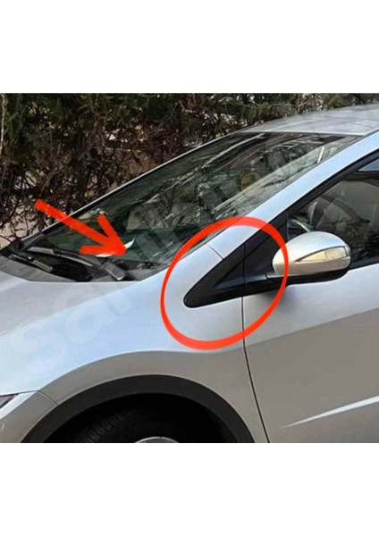 Honda Civic Hb (2007-2011) Ayna Cam Üçgen Bakaliti Sağ-Sol Takım