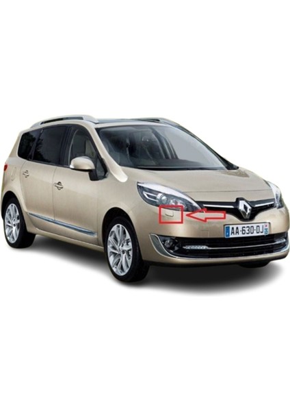 Renault Scenic 3 (2009-2015) Far Yıkama Kapakları