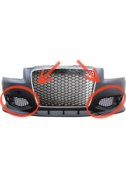 Audi A3 Rs3 Sis Farı Çerçevesi