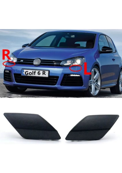 Volkswagen Golf 6 R Tampon Far Yıkama Kapakları