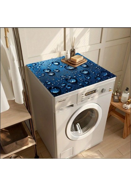 55 cm x 45 cm Su Damlacıkları Tasarımı Tezgah Üstü Bulaşık Kurutma Matı Bulaşıklık Kurutma Örtüsü modelleri