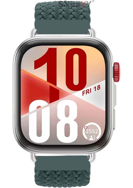Huawei Watch Fit 4 Fit 4 Pro Ile Uyumlu Metal Klipsli Solo Fiberlink Yumuşak Kumaş Örgü Kordon modelleri