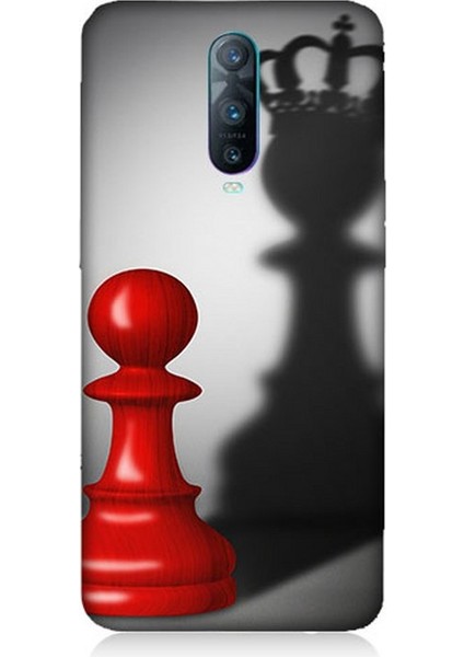 Oppo Rx 17 Pro Uyumlu Piyonun Taçlı Hayali Desenli Silikon Kılıf