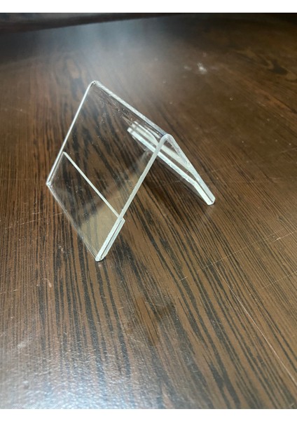 Pleksiaksesuar Şeffaf 5.5x 5.5 cm Qa Kot Okutma Numaralık